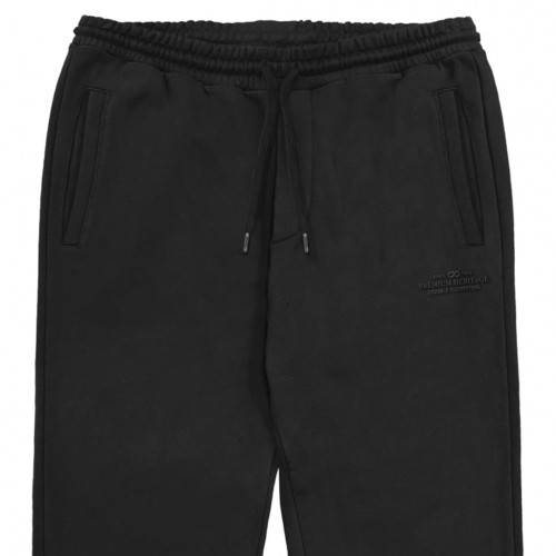 6000 Jogg Pants With Elastic Waistband and Hem BLACK