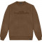 1007 Crewneck With 3D Embroidery CAMEL