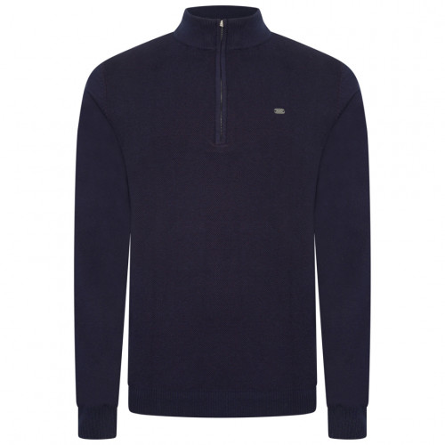 94 - 1/4 Zip Knit Top Navy