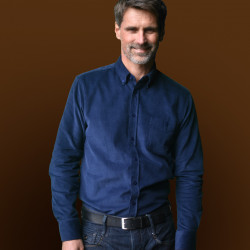 5702 Corduroy Shirt Navy 