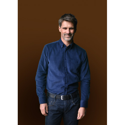 5702 Corduroy Shirt Navy 