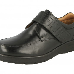 DB Bahamas Velcro Wide fit shoe Black