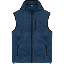 MFT-020 Full Zip Sleeveless Fleece Top Shady Blue