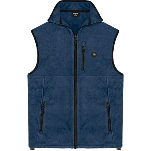 MFT-020 Full Zip Sleeveless Fleece Top Shady Blue