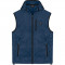 MFT-020 Full Zip Sleeveless Fleece Top Shady Blue