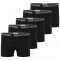 41365 - North 5 Pack Fitted Trunks Black