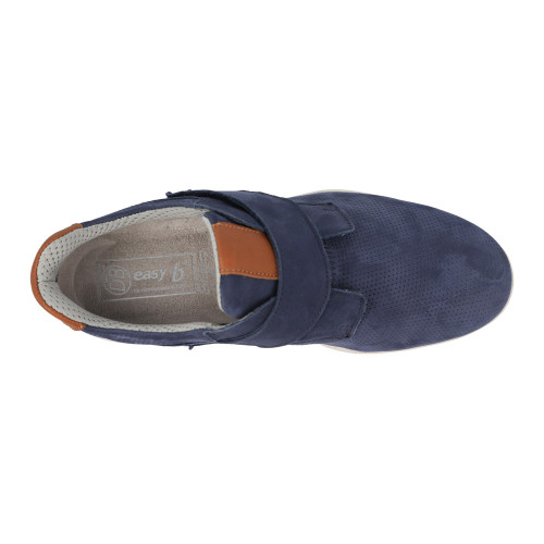 Bennett - Wide Fit Easy Access Casual Shoes Navy