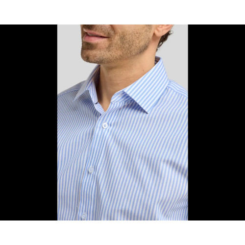 4234 - BLUE CADET STRIPE COTTON SHIRT