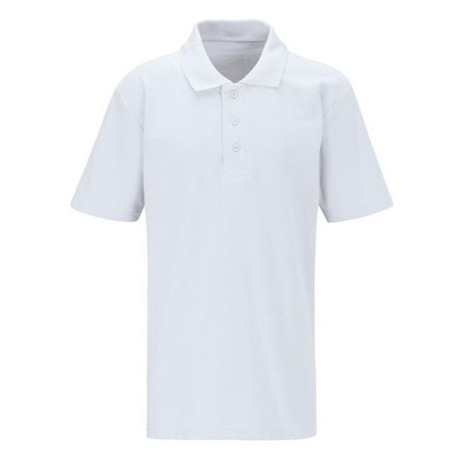 P074 Pique Polo White