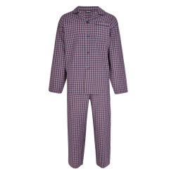 PJ120 Light cotton Pyjama Check Red