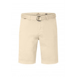 0228 - Redpoint Surrey Belted Chino Shorts Beige