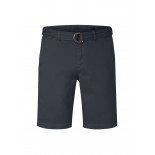 0810 - Redpoint Surrey Belted Chino Shorts Navy