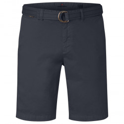 0810 - Redpoint Surrey Belted Chino Shorts Navy