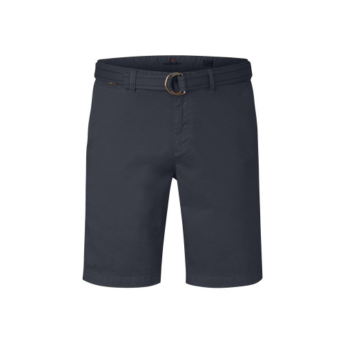 0810 - Redpoint Surrey Belted Chino Shorts Navy