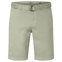 2900 - Redpoint Surrey Belted Chino Shorts Khaki