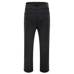 Kam Classic Fit Stretchable Jeans Charcoal