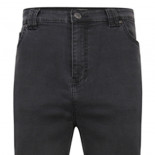 Kam Classic Fit Stretchable Jeans Charcoal