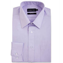 Double Two easy care Plain Office Lilac