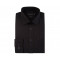 Double Two easy care Plain Office Shirt Black