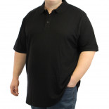 Espionage P074 pique polo black