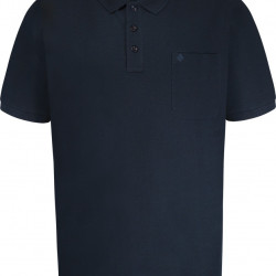 Espionage P074 pique polo navy blue