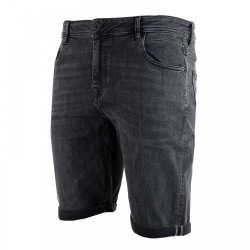 Kam 101 stretchable denim shorts charcoal grey