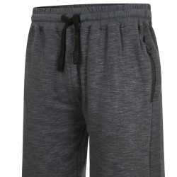 3302 - Jersey Marl Jog Shorts Charcoal