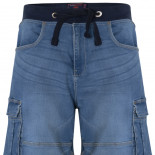 Dito - Rib Elastic Denim Shorts Light Used