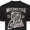 5712 Motorcycle/Cycle Print Tee Black