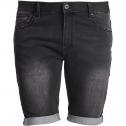 Replika Stretchable Denim Shorts Charcoal Used