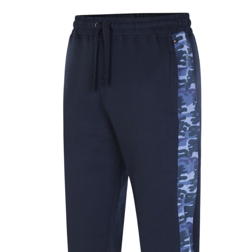 236 - Camo Jog Bottoms Navy Blue