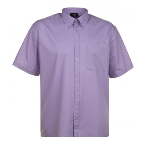 Espionage Plain Cotton Rich Shirt Lilac