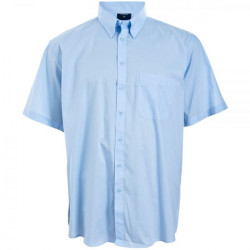 Espionage Plain Cotton Rich Shirt Sky Blue