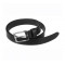 Oxford Leather Trouser Belt - 100% Genuine Leather Black