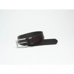 Oxford Leather Trouser Belt - 100% Genuine Leather Brown