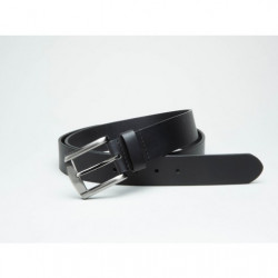 Oxford Leather Jeans/Chino Belt - 100% Genuine Leather Black