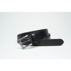 Oxford Leather Jeans/Chino Belt - 100% Genuine Leather Black