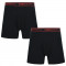 Kam Twin Pack Fitted Boxer Shorts 