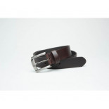 Oxford Leather Jeans/Chino Belt - 100% Genuine Leather Brown