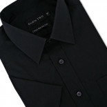 3300 Short Sleeve Formal Shirt Black