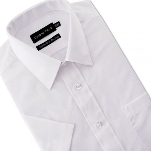 3300 Short Sleeve Formal Shirt White